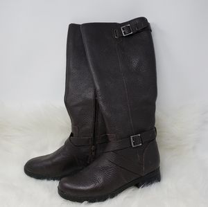 Clark's leather boots 6.5M